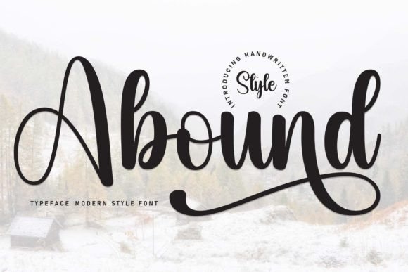 Abound: A Timeless Handwritten Font for Creative Designs