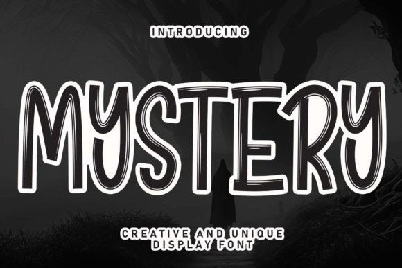 Discover Mystery: A Modern Handwritten Font for Elegant Designs