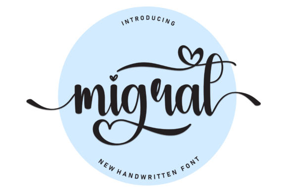 Discover the Charm of the Migrat Handwritten Font