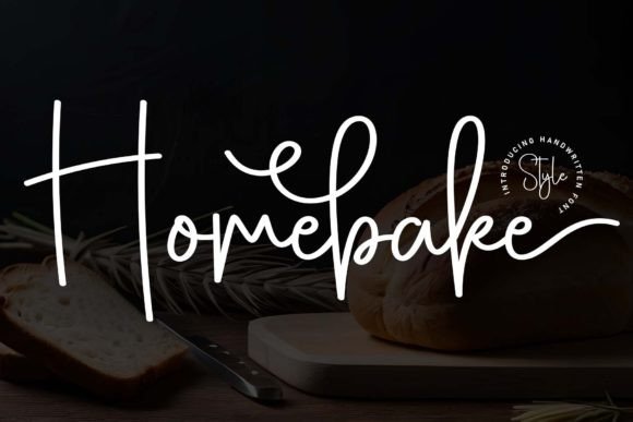 Homebake: A Sweet and Friendly Handwritten Font for Creative Projects