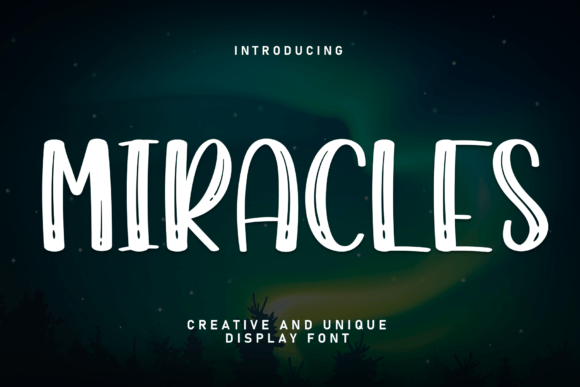 Miracles: A Display Font for Timeless Branding