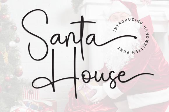 Santa House: A Friendly Font for Creative Projects