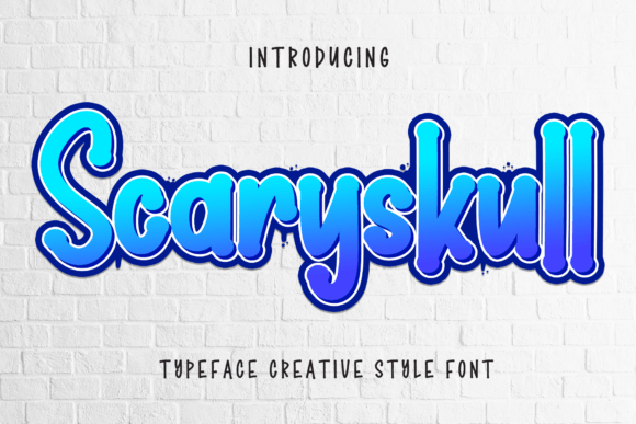 Scaryskull: A Handwritten Font for Bold Branding
